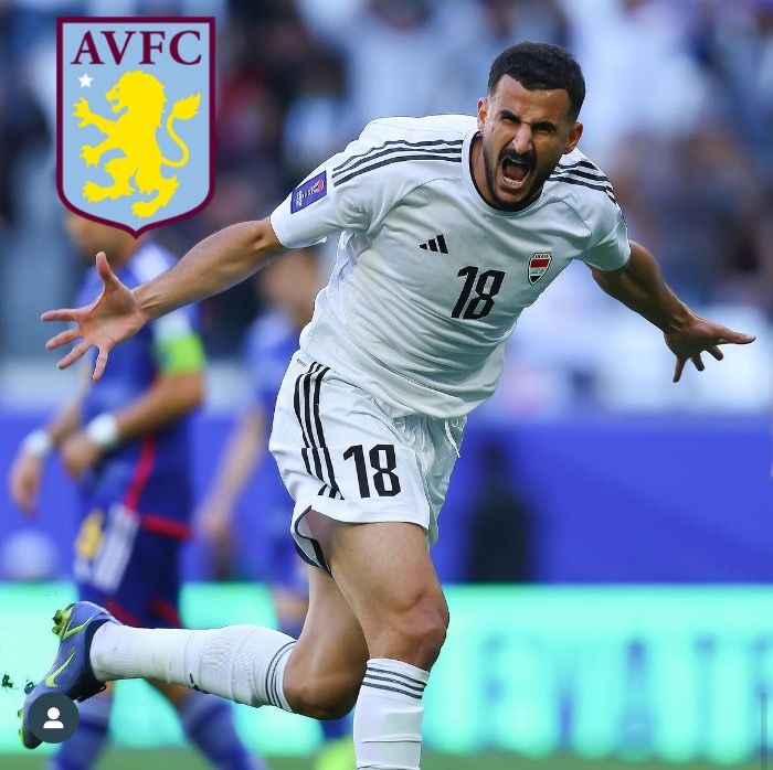 Iraqi Striker Aymen Hussein signing with Aston Villa